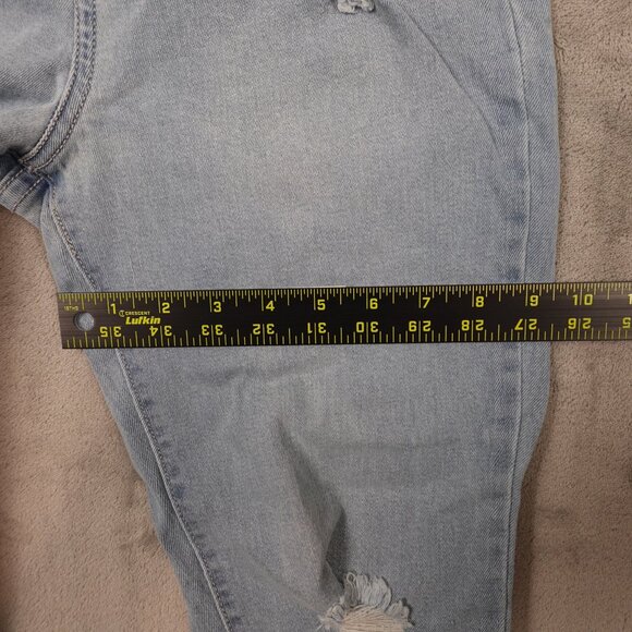 Cotton On Jeans High 90s Distressed Jean –‎ Women's Size 4 – Light Wash Blue - Picture 8 of 12